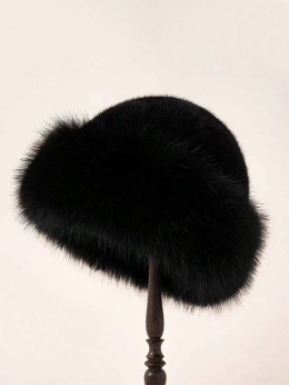 Luksusowa czapka czarna