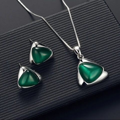 Zestaw biżuterii Emerald